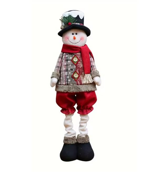 Genérico Enfeites de Natal com pernas extensíveis decoração de Natal de boneco de neve, ... Extensível: 42 * 22 * 10/75 * 22 * 10