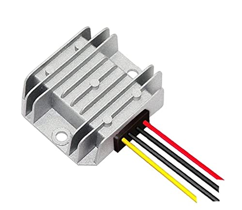 DC-DC (15V-32V) 120W 10A 24V to 12V Buck Converter Power Transformer Voltage Regulator IP68 Waterproof Module for Scooters Cars Trucks