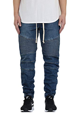 AIRNINE Men's Drop Crotch Denim Jogger Pants S-5XL2