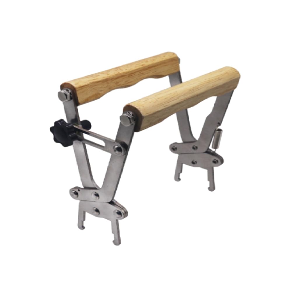 Aundhegrtt As Shown Beekeeping Frame Grip Holder, Wooden Handle Hive Lift Tool Beekeeping Frame Grip Holder For Beekeeper, Hive Lift, Wooden Handle Gripper Tool For Beekeepers, Bee Capture Gripper