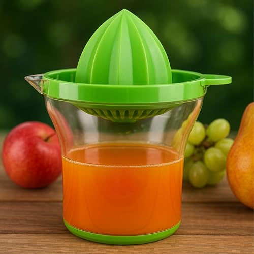 Kitchen Expert Plastic Orange Juicer | Citrus Juicer Manual | 1Pc | Lemon/Fruit Squeezer | Hand Juicer for Mosambi | Orange Juice Maker Manual | Kitchen Tool