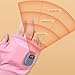 JPSSJGYH Smart Thermostatic Heated Fingerless Gloves, Portable Heating Fingerless Gloves, Winter Warm Heating Gloves for Men and Women (Pink,One Size)