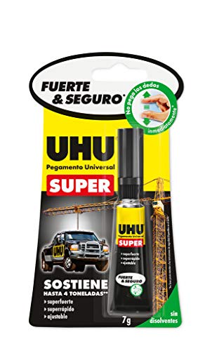 Adhesivo universal superfuerte y superrápido con el que no se pegan los dedos al instante.