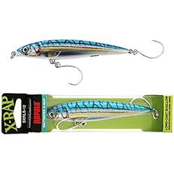 Pesca Con Calamar De Cebo RAPALA Señuelo X-Rap Long Cast Shallow-Material de Pesca Rápido y Dinámico, Unisex-Adult, Blue Mackerel, 14 cm / 53 g