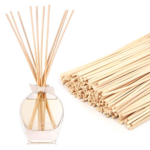 Yesland 300 Pack Wood Rattan Reed Sticks, Natural Reed Diffuser Sticks - 10"