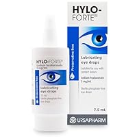 Hylo-Forte Eye Drops - Thick Dry Eye Drops For Severe Dry Eye Treatment. Suitable Post Operative And Contact Lenses Use. Long lasting Preservative Free, 7.5 ml