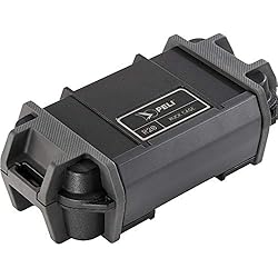 Equipos De Proteccion Personal En El Trabajo Peli R20 Caja menuda Extra Resistente a los Impactos para la protección de pertenencias personales en el Trabajo o Actividades al Aire Libre, IP68 estanca, Capacidad: 0,76L, Color: Negro