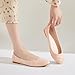 Dress Shoes for Women Round Toe Flats Shoes Lace Ballet Flats Dressy Comfortable Foldable Flats Low Heel(Pink.us8)