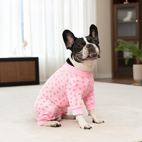 Image of Surgery Recovery Suit for Small Medium Dogs, Long Sleeve Dog Onesie for Surgery Female Dogs Pajamas Abdominal Wound Bandages Surgical Suit Recovery Suit for Shedding Skin Disease