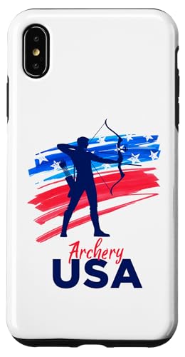 Archery Support the Team Player USA ���� �����Y �A�[�`���[ �X�}�z�P�[�X iPhone XS Max �p