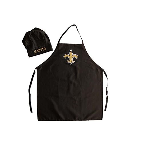 NFL New Orleans Saints Chef Hat and Apron Set