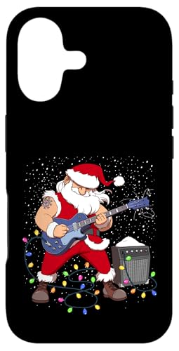 Santa Claus With Guitar Christmas Guitarist �X�}�z�P�[�X iPhone 17 �p