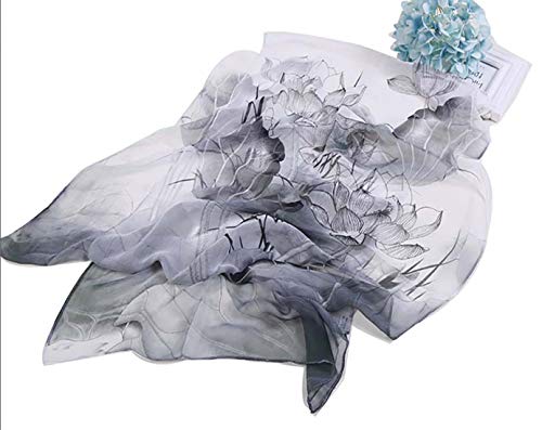 Image of Acotavie Scarfs for Women Lightweight Fashion Scarves Print Floral Pattern Scarf Shawl Wraps