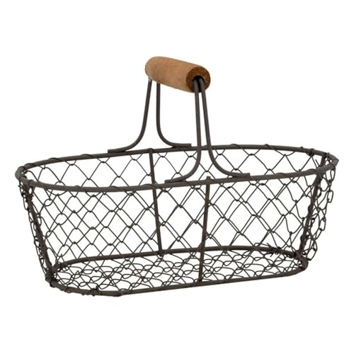 AUBRY GASPARD Panier en Grillage Vieilli