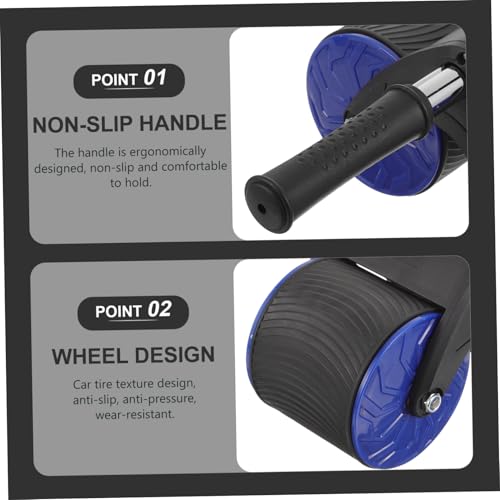 Rueda Abdominal Profesional equipo de doble rueda para ejercicio y yoga 6