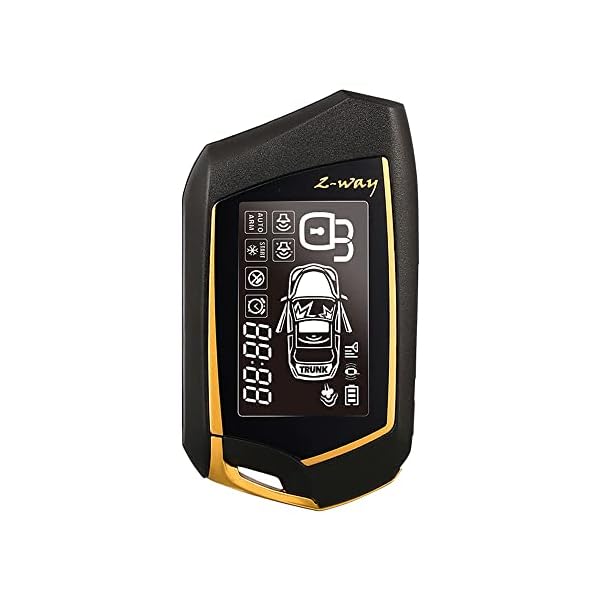 Car Anti-Theft Alarm Remote Starter System PKE Keyless Entry BT Remote Engine Starter Central Lock Kit 2-Way Vibration Alarm Support APP Control with 2 Remote Controller - Image 4