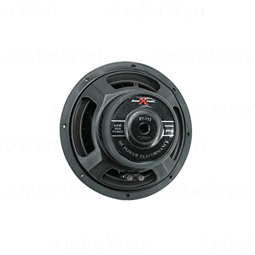 Xtremevision 2X Soundxtreme St-712 12 Inch Sub 1600Watts Max Power For Pair Car Audio Shallow-Mount Ultra Slim Truck Competition 12 Inch Subwoofer Single 4 Ohms Voice Coil thumb #1