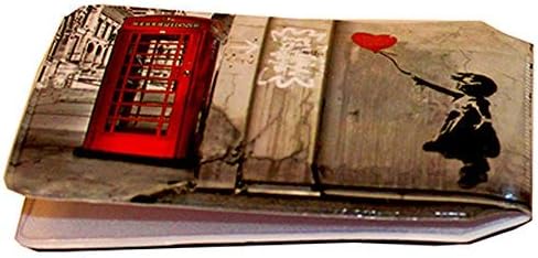 Streetart Balloon Girl Credit Card Bus Pass Wallet Slimline Travel Rail Ticket Holder Cover for Oyster Business Zip ID Card - Image 3