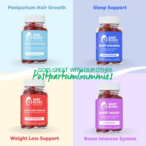 Baby Blues: Organic Probiotic Gummy Vitamins For Moms - Strawberry - 5 Billion Cfu #TOP6