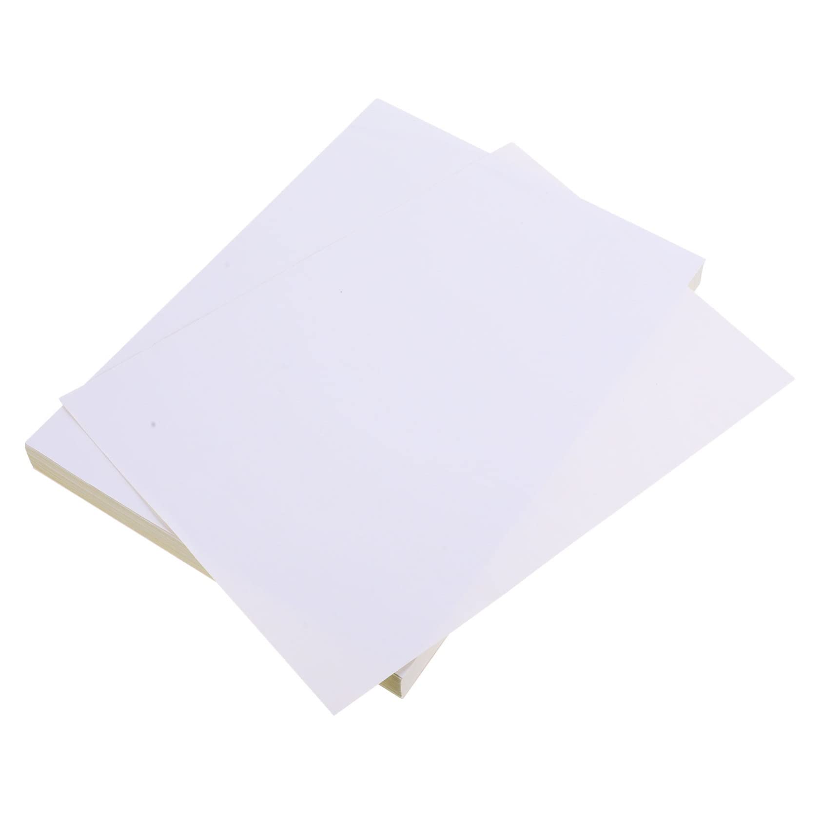 Etichette Adesive Bianche A4 100 Fogli Carta per Stampa Inkjet | Spessore Moderato, Non Si Deforma, per Etichette Prezzo e Progetti Artistici