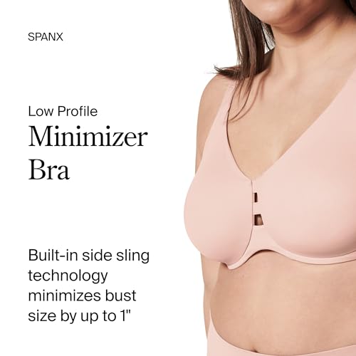 Image of SPANX Low Profile Minimizer Bra - Minimize Breast Size by up to 1 Inch - Quick-Drying Fabric - Comfortable Bras for Women