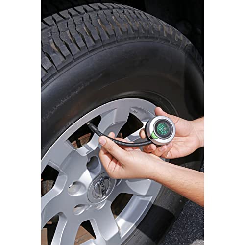 Image of Slime 20187 Tire Pressure Gauge, Digital, Wraparound, Fits Any Size Tire Rims (0-120 Psi)