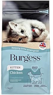 Burgess Dry Kitten Food Chicken, 1.5 kg