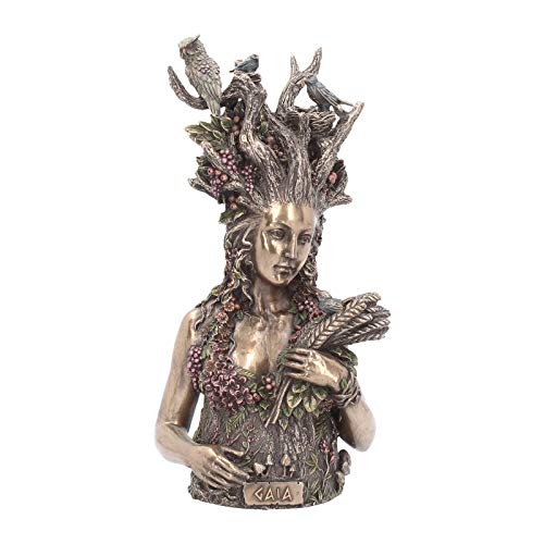 Nemesis Now Gaia figura de busto 30 cm bronce escultura mitológica coleccionable 2