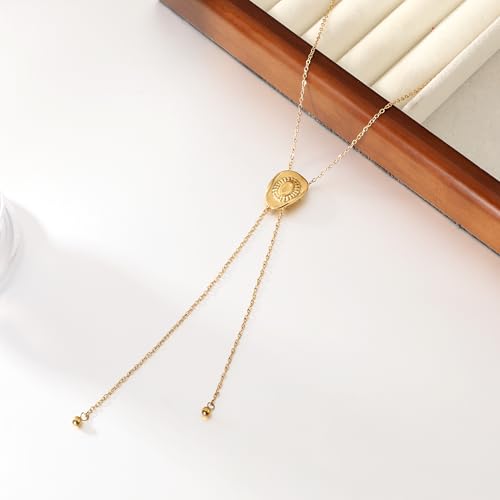 MQV Country Concert Cowboy Cowgirl Hat Halloween Costume Pendant Necklace Adjustable Dainty Gold Plated Western Glam Rodeo Boots Country Minimal Jewelry Gift4