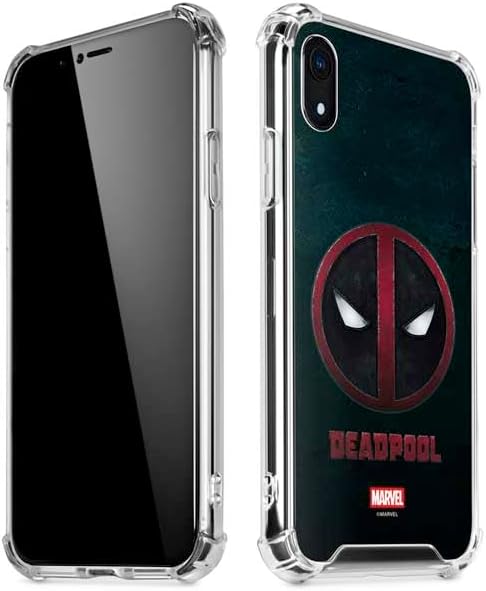 Skinit Clear Phone Case Compatible with iPhone XR - Officially Licensed Marvel Deadpool Babypool Design