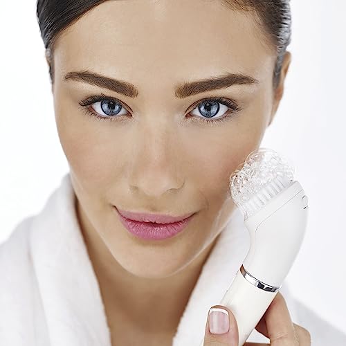 Braun FaceSpa Gesichtsepilierer Damen, Damenbart Entferner, Gesichtsreinigungsbürste, Haarentfernung und Reinigung, Wasserdicht — 810… – Ansicht 4