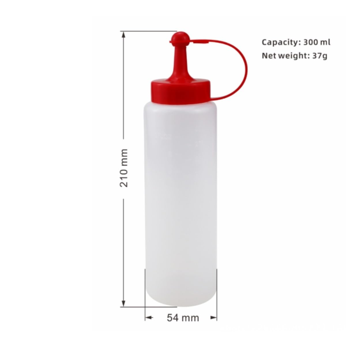 Bottiglie per Olio Contenitore Olio Bottiglia for Ketchup, Bottiglia for Insalata, Bottiglia for Condimento da Cucina, 5 Pezzi Biberon Cucina(Oranje)