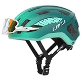 GLAMVILLA Leichter Helm Fahrrad Helm Multifunktionaler Sport Helm Männliche Weibliche...