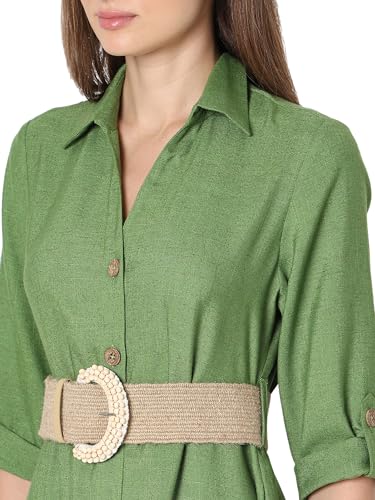Image of VERO Moda Midi Shirt Dress for Women