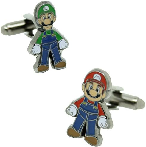 Mario Bros and Luigi Cufflinks