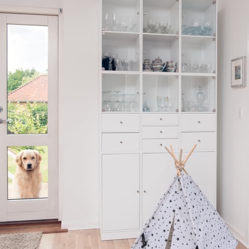 Maison sécurisée pour animaux Cabilock en tissu blanc aéré