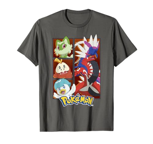 Pokémon Koraidon & Paldea Starters Portrait T-Shirt