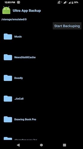 Ultra App Backup