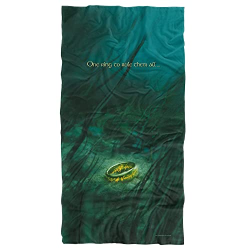 LOGOVISION The Lord of The Rings 30"x60" One Ring to Rule Them All Poster Beach Towel