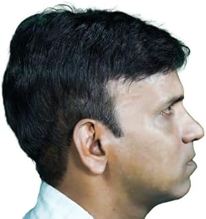 Romi Hair Black Synthetic Hair Wig for Men with Wig Cap | Full Head Natural Look Gents Wig | Heat Resistant, Washable &amp; Co...