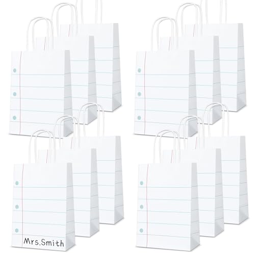 Naozinebi 12 Pcs Notebook-Style Bags