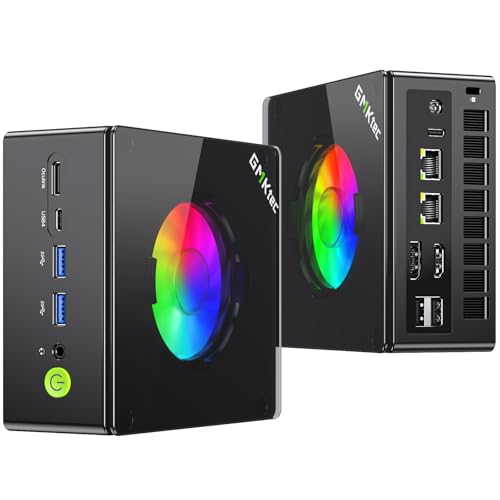 GMKtec K11 Gaming Mini PC, AMD Ryzen 9 8945HS(8C/16T, Up to 5.2GHz), 64GB DDR5 RAM 1TB Mini Desktop Computer, HDMI/Oculink/DisplayPort/USB4*2