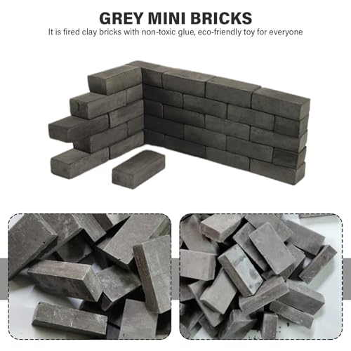 Mini bricks au design réaliste modèle de brique minuscule pour dollhouse accessories - 3