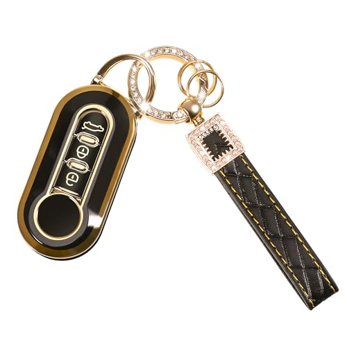 Car Key Fob Cover Case for Fiat 3 Buttons Silicone 360 Degree Car Key case Protector for Fiat 500 500l 500L 500C 500X Brava Bravo Lancia Fiorino Doblo Ducato Panda Stilo Punto (Black Silver) Car Key Fob Cover Case for Fiat 3 Buttons Silicone 360 Degree Car Key case Protector for Fiat 500 500l 500L 500C 500X Brava Bravo Lancia Fiorino Doblo Ducato Panda Stilo Punto (Black Silver)