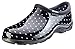 Sloggers 5113BP10 Rain and Garden Shoe with All Day Comfort Insole, Wo's Size 10, Black/White Polka Dot Print