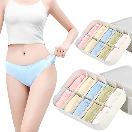 Image of 20 /10 /5 Pack Women's Disposable 100% Cotton Underwear Ladies Briefs Panties for Travel Hotel Spa Hospital Stays Emergencies