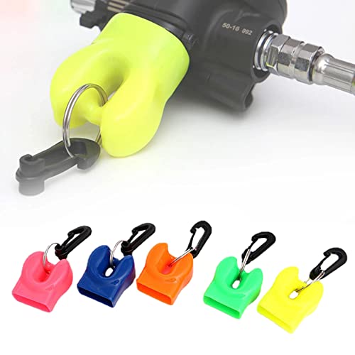 Tzxncbzxc Diving Skum-Ball Mouthpiece Holder Regulator Octopus Retainer 2nd Second Stage Regulator Mouthpiece Retainer Regulator Mouthpiece Holder, Yellow