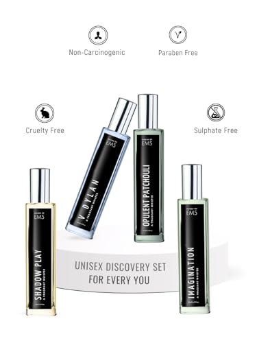 Image of EM5 Combo Pack of 4 - Premium Unisex Collection for Men & Women | Eau De Parfum Spray | Gift Set for Him & Her | Compact & Travel Friendly | 15 ml Each