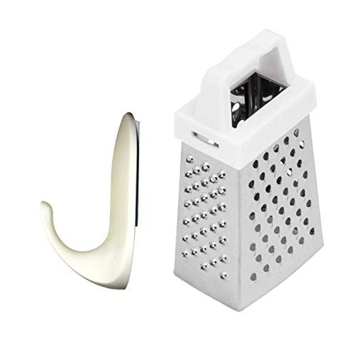 Garlic and Walnuts Grated - Perfect Stix Mini Grater magnetic holder-5523 Stainless Steel Mini Grater very colorful 3 Height 15 Width 1 Length - Adhesive Hooks Kitchen Wall Hooks 2 Pieces
