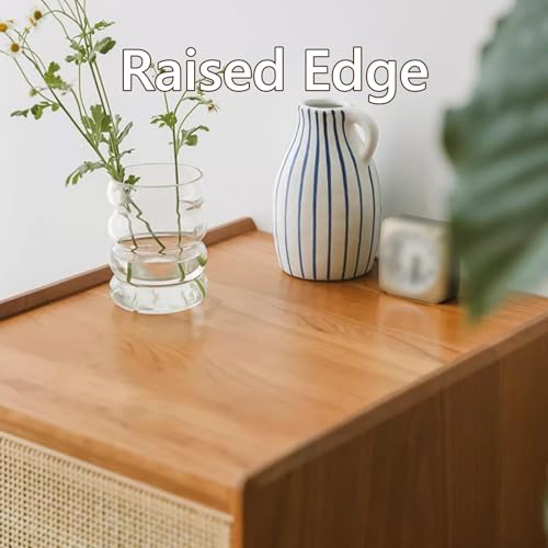 Table de chevet étroite multicolore en bois véritable pour petits espaces - 8